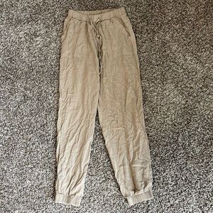 tan joggers